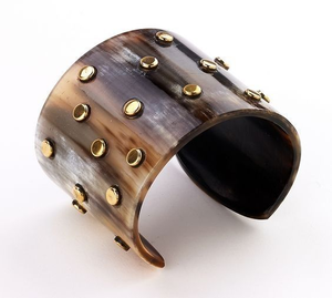 Bracelet en corne de buffle naturelle par HF CRAFST - Product Image 2