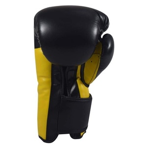 Guantes de Boxeo Profesionales Clásicos de Cuero para Entrenamiento, Diseño de Dedos Completos, Resistentes al Viento, Cierre Ajustable con Gancho y Bucle, Personalizables - Product Image 2