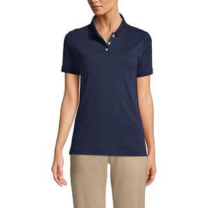 Camiseta Polo Lisa para Mujer, Estilo Corporativo, Textura Suave de Algodón, Elegante, Informal de Negocios, para Oficina - Product Image 1
