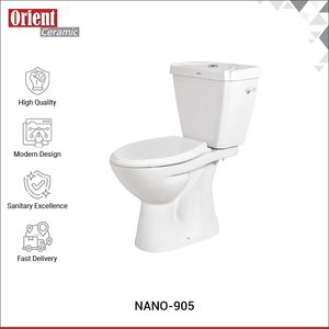 Oferta Increíble en Inodoro de Dos Piezas de Cerámica Blanca de Primera Calidad para Uso Doméstico y Comercial, Hermoso y de la India - Product Image 2