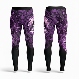 Leggings de compresión 100% de alta calidad, cintura alta, estampado personalizado, deportivos, de secado rápido, para entrenamiento, correr, gimnasio, fitness, para hombre. - Product Image 4