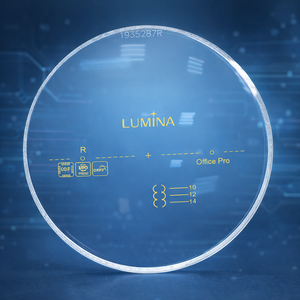 เลนส์โปรเกรสซีฟ IOT Design Lumina Deskpro 1.67 UV420 สีเทา  บางเฉียบพิเศษ  พร้อมเคลือบผิวแบบกำหนดเอง สีตามสั่ง ความหนาตามสั่ง - Product Image 1