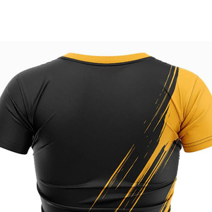 T-shirt de sport personnalisé pour femme, sublimation, séchage rapide, respirant, entraînement athlétique, course à pied, fitness, gym, performance - Product Image 2