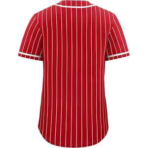 Maillot de baseball anti-taches, facile à nettoyer, en tissu déperlant, avec fermeture boutonnée, haut de softball - Product Image 2