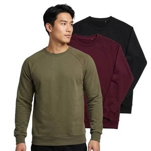 Sudadera de Cuello Redondo para Hombre, Forrada de Felpa Suave, para Invierno, Deportiva, Resistente al Viento, Ecológica, Mezcla de Algodón Premium - Product Image 5