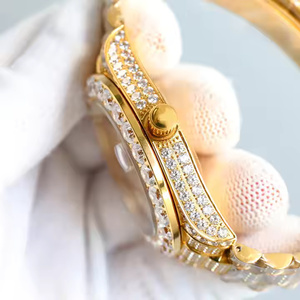 Premium Luxury Quartz Watch Men Moissanite Diamond Iced Out Wristwatch Men Designer Moissanite Diamond - Product Image 6