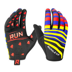 Gants de vélo de montagne VTT personnalisés, à doigts complets, respirants, antidérapants, compatibles écran tactile, avec fermeture auto-agrippante, unisexe, toutes tailles - Product Image 3