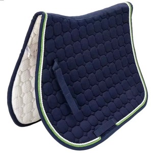 Best Quality Eco-friendly Material Factory Directly Dressage Riding Horse Saddle <b>Pads</b> Wholesale Cotton Satin Numnah Blanket <b>Foam</b> - Product Image 1