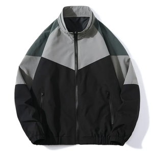 Veste coupe-vent imperméable personnalisée pour homme, légère, en polyester/nylon, vêtements de sport d'extérieur, logo personnalisé, veste d'extérieur - Product Image 2