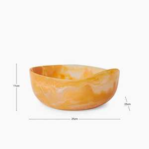 Tazón de Resina Hecho a Mano de Alta Calidad, Tazón para Servir Sopa y Fideos de Madera Pulida, Vajilla Artesanal, Plato para Arroz - Product Image 4