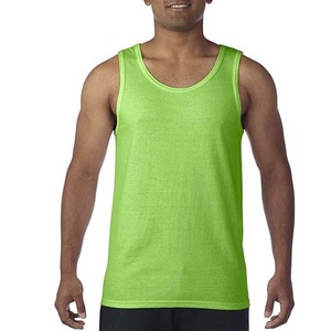 OEM personalizado de la calle de los hombres camisetas sin mangas de calidad superior de algodón transpirable verano cuello redondo sin mangas de talla grande Casual - Product Image 1