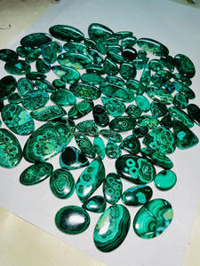 Alta calidad 100% cabujón de malaquita Natural pulido a mano piedras preciosas sueltas para la fabricación de joyas lote al por mayor hecho a mano - Product Image 3