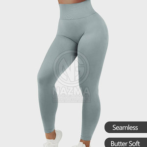 Women's <b>Scrunch</b> Butt <b>Leggings</b> Fitness Wear Workout Activewear Elastic Waist Seamless Lightweight Spandex/Polyester Quick Dry - Product Image 3
