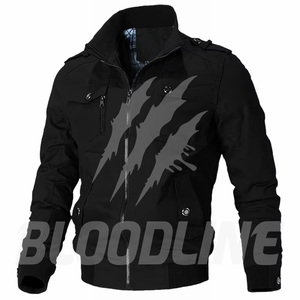 <b>Lime</b> <b>green</b> full sleeve <b>jacket</b> Waterproof <b>jacket</b> with lightning print Hooded design winter outdoor wear - Product Image 4