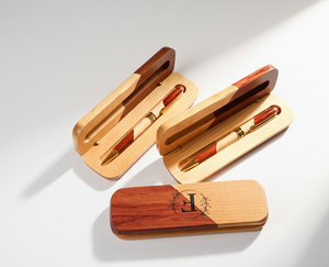 Porte-stylos rond en bois fait main de qualité supérieure, organiseur de bureau, support à crayons au design moderne pour bureau, table d'étude et école - Product Image 5