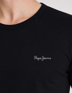 T-shirt en coton uni pour homme, coupe classique, léger, col rond, basique, personnalisable pour impression sur mesure, vente en gros OEM. - Product Image 2