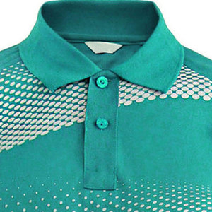 Polo élégant pour homme en tissu sublimé, léger et doux, pour un usage quotidien décontracté. - Product Image 4