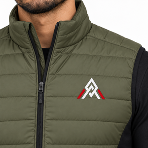 Chaleco Híbrido Acolchado para Hombre con Paneles Aislantes, Transpirable, Impermeable, con Tela Suave y Ajuste Cómodo para Viajes de Invierno - Product Image 5