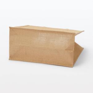 Sac fourre-tout en jute écologique Oceanic Global avec poignée non tissée, fermeture ouverte, logo personnalisé imprimé, sac de courses promotionnel pour - Product Image 5
