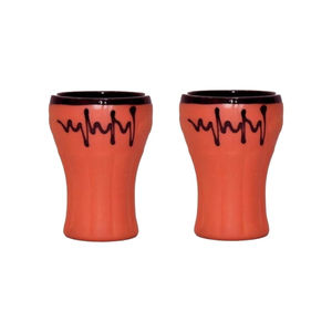 Ensemble de gobelets en terre cuite faits à la main, style campagnard, grande capacité, jetables et écologiques - Product Image 3