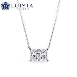 Lab Grown Diamond <b>Pendant</b> 10K 14K 18K <b>Solid</b> <b>Gold</b> CVD HPHT Solitaire <b>Pendant</b> DEF VVS 0.5ct-5ct Lab Diamond IGI Certificate - Product Image 3