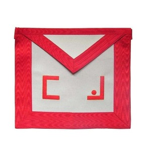 Badge maçonnique de mode brodé à la main de haute qualité avec perles et aimant, prix de gros, fabricant pakistanais - Product Image 1