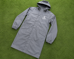 OEM Custom <b>Grey</b> Long <b>Waterproof</b> Hooded Rain Coat for Men Women PU PVC Outdoor Workwear Fishing Hiking Rain <b>Jacket</b> with Logo - Product Image 6