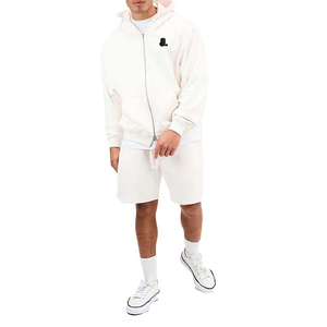 Nouvelle Arrivée Hiver – Sweat à Capuche Zippé Uni pour Homme, Coupe Droite, Polaire Mélange Polyester/Coton, Respirant, Séchage Rapide, Broderie OEM Avant - Product Image 5