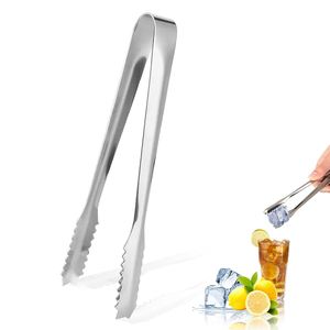 Best Quality Stainless Steel Ice Cube <b>Tongs</b> Customized logo Silver Colors Solid Steel Ice Cube <b>Tongs</b> Wholesale Prices - Product Image 1