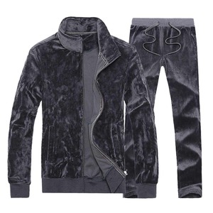 Conjunto Deportivo de Terciopelo con Capucha, Personalizado, Estilo Urbano, para Hombre, Manga Larga, 100% Algodón, para Invierno - Product Image 4