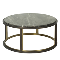 Table basse moderne en marbre et métal, fabriquée directement en usine au Vietnam, par un fabricant vietnamien.