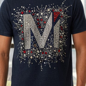 Camiseta de Hombre con Pedrería a Precio Accesible, Calidad Premium, Material Duradero, Cómoda, Último Diseño, Camiseta con Pedrería - Product Image 4