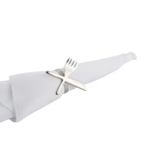 Anneau de serviette en métal de luxe pour la décoration de table de mariage, la réception, la mise en scène de la salle à manger et la mise en place de banquets - Product Image 3