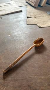 Cuchara de Servir de Madera de Teca Ecológica, Diseño Minimalista con Mango Largo, Ideal para Regalos, la Más Vendida en Indonesia - Product Image 2