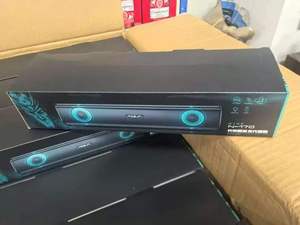 <b>RGB</b> Plastic Gaming Soundbar Speaker for 5.3 Long Battery Life AI Environmental Adaptive Tuning for Computer Mobile Phone - Product Image 1