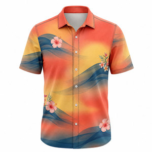 Camisetas de Playa para Hombre Transpirables de Secado Rápido, Ropa de Verano, Diseño Personalizado, Servicio OEM - Product Image 1