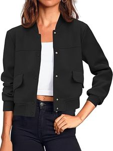 Chaqueta Bomber de Poliéster Tejido Blanco para Mujer, Personalizada, al por Mayor, Zeta Phi Beta, Larga, con Cierre de Cremallera, Estilo Crop - Product Image 1