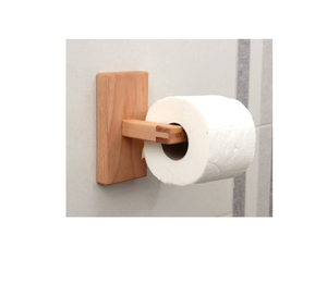 Porte-papier hygiénique en bois porte-papier de soie conception d'étagère vente chaude porte-serviettes en papier en bois stockage de cuisine - Product Image 2