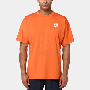 T-shirts amples en mélange de coton de haute qualité, doux et confortables, pour hommes, pour la gym, l'entraînement, coupe ample, streetwear - Product Image 3