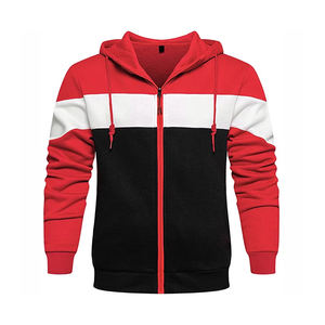 Sudadera con capucha de lana de algodón pesado de invierno al por mayor para hombre Sudadera con capucha acanalada de marca personalizada - Product Image 1