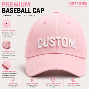 Fabricante de Gorras de Béisbol Personalizadas, Gorras Snapback Bordadas de Algodón Premium, OEM ODM, Fábrica de Gorras de Béisbol de Marca Privada - Product Image 1