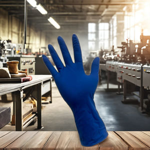 Guante de Látex Azul Oscuro Sin Polvo de 300 mm, Apto para Industrias de Alto Riesgo - Product Image 2