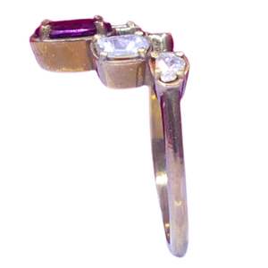 Bagues unisexes en argent sterling 925 plaqué or avec tourmaline Polki, faible MOQ, style antique - Product Image 5