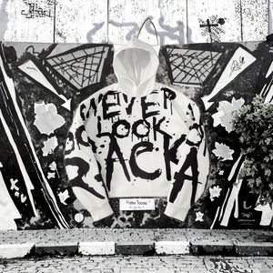 Sudadera con Capucha Personalizable para Hombre, Cuello Redondo, Informal, de Invierno, de Algodón y Elastano, con Estampado de Letras en el Frente/Respaldo - Product Image 5