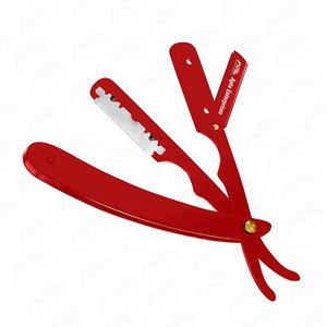 Navaja de Barbero de Hoja Recta para Uso en Salón, Acero Inoxidable Duradero, Cuchilla de Afeitar Plegable Profesional, Ecológica y Reutilizable - Product Image 4