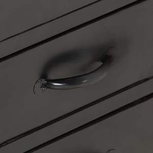 Buffet en bois de manguier massif avec poignées métalliques, design rustique moderne, meubles pour la maison - Product Image 5