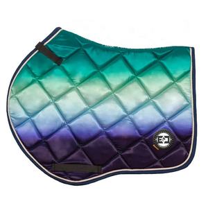 Tapis de selle de dressage personnalisable Galaxy Tissu satiné avec doublure en coton Design sublimé pour le saut - Product Image 6