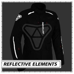 เสื้อแจ็คเก็ตมอเตอร์ไซค์กันน้ำสำหรับผู้ชาย สำหรับฤดูร้อน ขี่ทัวร์ริ่งและออฟโรด ผลิตจากผ้าคอร์ดูร่า มาตรฐานป้องกัน CE ระดับ 2 สำหรับผู้ชาย มีขั้นต่ำในการสั่งซื้อน้อย - Product Image 3