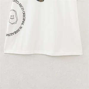 Fabricante de Camisetas Personalizadas para Mujer, Camiseta de Algodón Suave, Perfecta para Uso Diario, Etiquetas de Moda y Marca Privada - Product Image 4