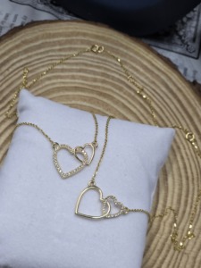 Colgante de Moissanita VVS en Forma de Corazón, Plata 925 con Baño de Rodio, Joyería Romántica para Mujer, Uso Diario - Product Image 3